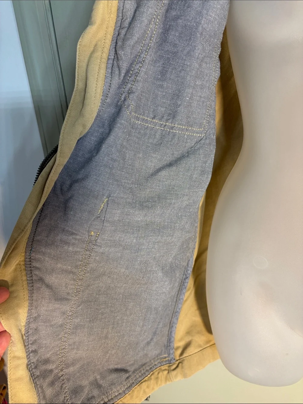 Columbia Beige/Tan Canvas Field Jacket